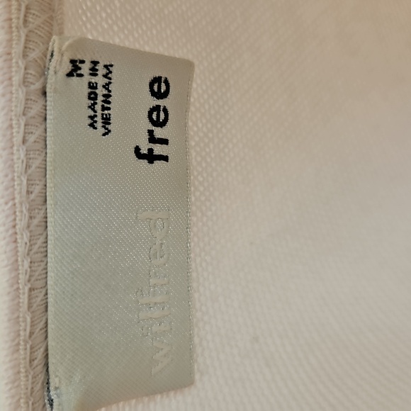 Wilfred Free Elegant Light Pink Short Sleeve T-Shirt Dress - Picture 4 of 5